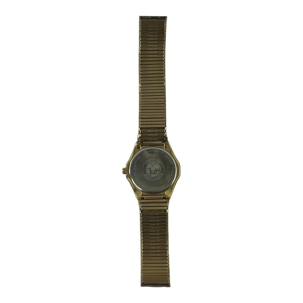 Citizen Eco-Drive Solar Vintage Men's Wristwatch 590802 Japan Band Broken